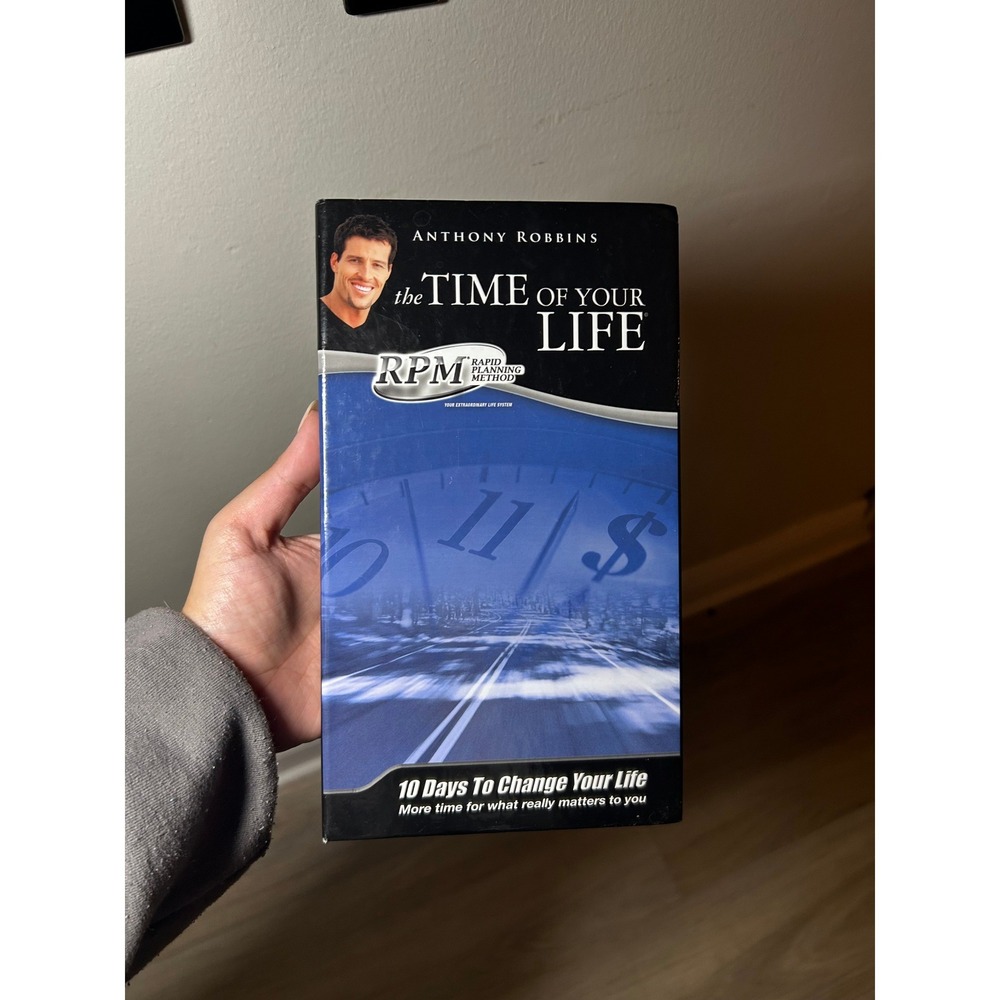 Anthony Robbins The Time Of Your Life CD Set OS Blue Rapid Planning Method